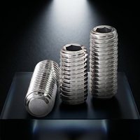 Vis de réglage à pointe plate en acier inoxydable, antirouille, de précision, pour usage industriel, vente en gros