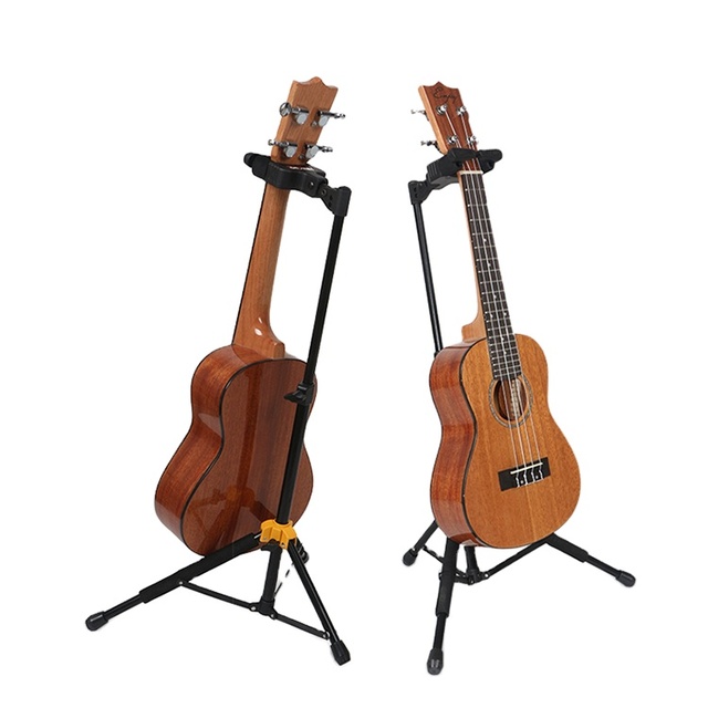 JA-54 New Musical Accessories Folding Ukulele Violin Stand Tripod Auto Locked Ukulele Stand for Stringed Instruments