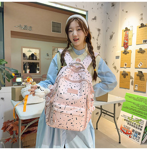 Girl L Capacity High Junior Primary <b>School</b> Students New Model <b>Backpack</b> Both Shoulders Lightweight <b>School</b> Bag - Product Image 3