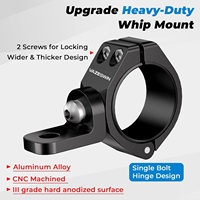 Support de phare en alliage d'aluminium pour moto, support de lumière LED pour UTV, usinage CNC, support de lumière LED pour fouet UTV, accessoires