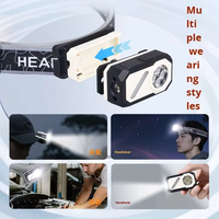 Lampe LED multifonctionnelle EDC avec affichage électronique, rétroéclairage sept couleurs, aimant puissant, lampe torche détachable à clipser sur casquette