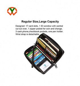 Bolso de mano tipo cartera de poliéster vintage para hombre, con bloqueo RFID, de alta moda, fabricado en fábrica BSCI. - Product Image 6