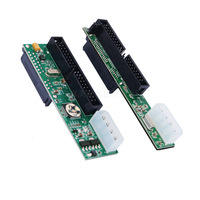 Adaptador Convertidor de Disco SATA a IDE PATA 40 Pines para Placa Base, Puente PCBA SATA a IDE 3.5 para Disco Duro de 3.5" DVD Serial