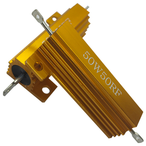 Điện trở phanh công suất cao vỏ nhôm vàng điện trở 0,1r đến 100k 5W 10W 25W 50W 100W 500W hình thang rx24 điện trở phanh cũ - Product Image 2