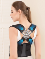 Ceinture d'épaule réglable Orthèse de soutien de la colonne vertébrale et du dos Nouveau correcteur de posture breveté pour hommes et femmes