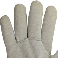 Gants de sport en cuir de vachette d'usine OEM résistants aux coupures et chauffants de sécurité pour les travaux de manutention de métal et de soudage.