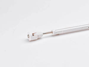 Clamp-On Fiberglass Volleyball Net Fiberglass Antenna Official Competition Marker Pole 10mm Red/White <b>Paint</b> 71" Long - Product Image 4