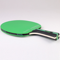 Raquette de tennis de table REGAIL 3 étoiles verte Raquette en bois bleue avec visage noir ROUGE Pagaies de tennis de table professionnelles Ping Pong Bat