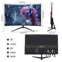 Nouvel écran d'ordinateur de bureau incurvé Rovesky E-sports 27 pouces 240Hz 1920x1080 Anti-lumière bleue Panneau MVA ultra-clair 12ms
