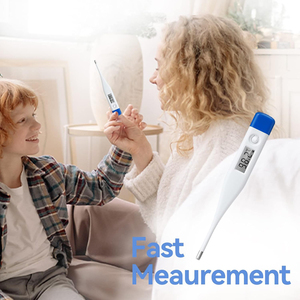 Thermomètre numérique pour adultes, enfants et bébés, thermomètre médical <span class=keywords><strong>oral</strong></span>, rectal et sous les aisselles avec alarme de fièvre et commutation C/F - Product Image 6