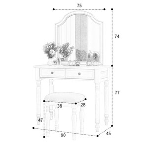 Di Alta Qualità di Vecchio Stile Classico Multi-Cassetto Del Comò in Camera da Letto - Product Image 6