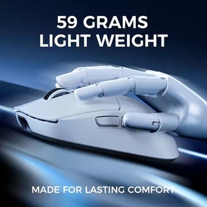 Mchouse A5 V2 siêu tri-chế độ không dây paw3395 cảm biến quang 26k dpi không dây eSports Chuột chơi game - Product Image 4