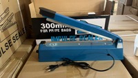 Machine à sceller les emballages en plastique bleu de 200 mm, scelleuse manuelle pour sacs, machine à sceller les emballages en PP, scelleuse manuelle pour sacs, machines à sceller