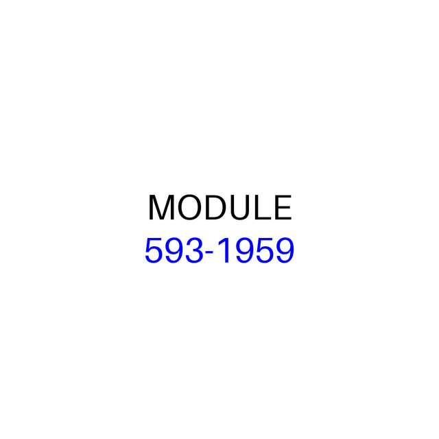 593-1959 5931959 Module