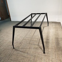 Pied de table de réunion moderne réglable en fer, support croisé durable pour bureaux de salle de conférence, montage facile