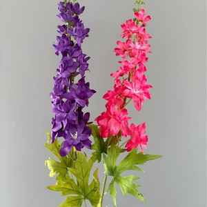 ดอกเดลฟีเนียมประดิษฐ์จากผ้าไหมสำหรับจัดงานแต่งงาน ตกแต่งทางเดินสูง สีขาว ชมพู แดง ม่วง - Product Image 2