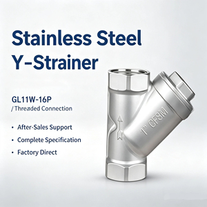 SS316 Internal Thread Y Type Pipeline <b>Filter</b> GL11W-16P Screw Thread <b>Tap</b> Water Pre-Strainer DN15-DN50 - Product Image 5