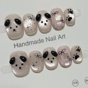 <span class=keywords><strong>Uñas</strong></span> Postizas Hechas a Mano, Paquete <span class=keywords><strong>de</strong></span> <span class=keywords><strong>Uñas</strong></span> Acrílicas Personalizadas, Diseño Personalizado, <span class=keywords><strong>Uñas</strong></span> Postizas Navideñas - Product Image 5