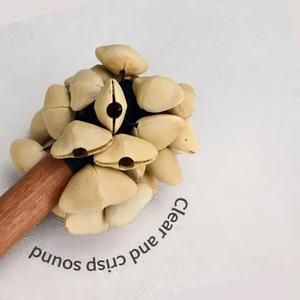 Adecuado para la meditación y el yoga, para curar el cuerpo y la mente. Instrumento que produce sonido para aliviar el estrés. Sonido de concha. De madera - Product Image 6