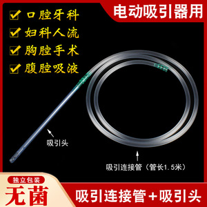 Tubo de Succión Desechable para Implantes Dentales, Dispositivo de Succión Eléctrico Estéril, Catéter de Conexión, Plástico Blanco, Certificado CE - Product Image 5