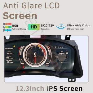 หน้าจอ LCD ดิจิตอลขนาด 12.3 นิ้ว สำหรับรถยนต์โตโยต้า ปราโด 120 ปี 2004-2023 พร้อมระบบ GPS มาตรวัดความเร็ว จอแสดงผลแบบ Virtual Cockpit - Product Image 3