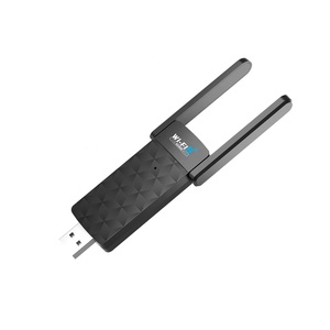 Adaptador de Red Inalámbrica USB de 1800Mbps con 2 Antenas, Tarjeta Wifi sin Controladores - Product Image 1