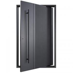 Porta Pivotante Moderna <span class=keywords><strong>in</strong></span> Ferro Battuto di Grandi Dimensioni, <span class=keywords><strong>Design</strong></span> Personalizzato, Porta d'Ingresso Esterna di Sicurezza Antifurto per Appartamenti, Atri Esterni e Ville - Product Image 1