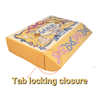 Boîte pliable jaune personnalisée alimentaire sûre impression vive OEM design pour boîte cadeau biscuits café premium