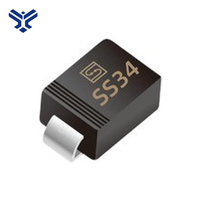 Diode redresseuse à barrière Schottky SS34 SMC DO-214AB CMS 40V 3A à faible perte de puissance, montage en surface, 2 broches, pour onduleur haute fréquence