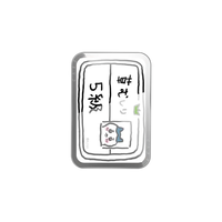 Porte-cartes magnétique pliable de la série Chiikawa, support mignon Usagi, gadget de voyage portable, organisateur de poche