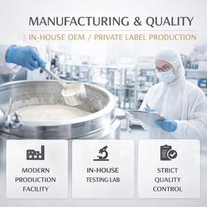 Crema Facial Blanqueadora, Iluminadora y Unificadora del Tono de Piel, Hidratante, Cuidado Facial, Marca Privada, Fabricante de Crema Cosmética OEM ODM - Product Image 4