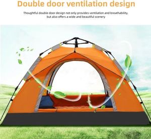 Hot Sale Customized Ultralight Automatic <b>Waterproof</b> One Bedroom Camping <b>Tent</b> Portable Polyester Modern Design for Outdoor Use - Product Image 4