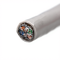 Câble Ethernet blindé YK Cat8 à paires torsadées, conducteur en cuivre massif, blindage en feuille d'aluminium tressée, certifié CE