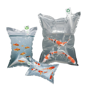 Bolsas de oxígeno para peces ornamentales de Hongye Packaging, bolsas de plástico autosellables y gruesas para el transporte de peces vivos, entrega urgente. - Product Image 1
