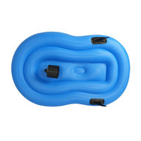 Flotador Inflable Motorizado para Piscina, Moto Acuática Eléctrica de PVC con Respaldo, Juguete Acuático para Adultos, para Lago o Mar
