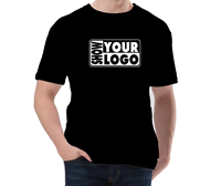 Haute qualité 100% coton hommes T-Shirt étiquettes gratuites étiquettes volantes imprimer personnalisé OEM vêtements votre Logo lourd enzyme tricoté hommes