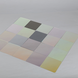 Filtre optique dichroïque en verre borosilicate 3.3 résistant à la chaleur pour projecteur rotatif de <span class=keywords><strong>sol</strong></span>, avec logo GOBO couleur, 95% de réflexion, à prix avantageux - Product Image 1