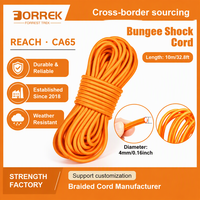 Cordon élastique de 4 mm pour bagages, tentes, bâches, kayaks, vêtements, couture, fixation extérieure, équipement de camping