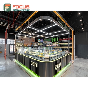 Elegante Vitrina para Café con Frente de Vidrio Templado, Área de Exhibición de Granos de Café, Vitrina Comercial para Cafetería - Product Image 2