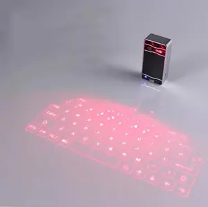 Neue tragbare drahtlose virtuelle Mini-Laser tastatur BT für mobile Computer-Smartphones