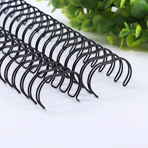 Spirale métallique pour carnet et calendrier mural, 34 trous, double spirale, revêtement nylon, marque Kota. - Product Image 4