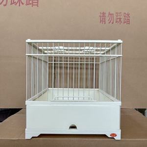 Vente en gros d'usine, nouvelles cages à oiseaux empilables en métal carrées pour perroquets, canaris, ménagères - Product Image 1