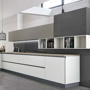 Mueble de Cocina de Diseño Moderno, Resina de Mármol Artificial, MDF, Incluye Grifo, Cajón y Cesta para Comedor o Isla de Cocina - Product Image 2