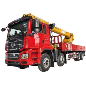 Grúa Montada en Camión Shacman de 14T con Brazo Recto, 360hp, para Infraestructura Rural - Product Image 1