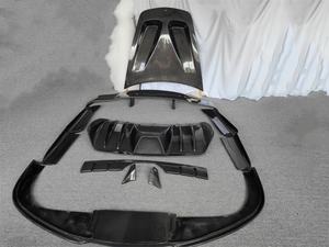 <span class=keywords><strong>HM</strong></span> Style 2005-2009 Ferrari F430 Kit de cuerpo de fibra de carbono Falda lateral de labio delantero Difusor trasero Capó Piezas Automotrices - Product Image 2