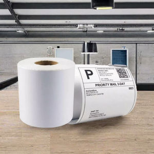 工場供給 4x6インチ 直接感熱プリンターラベル 250ラベル/1ロール 包装用サーマルプリンター ユニバーサルラベル - Product Image 2