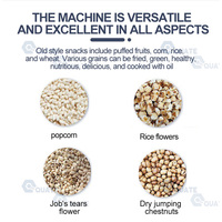 Machine à gonfler Airflow Maïs Maïs Riz à éclater à vendre Popcorn Popper en acier inoxydable