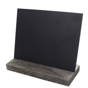 Mini tableau noir de table en bois de style rustique - Product Image 4