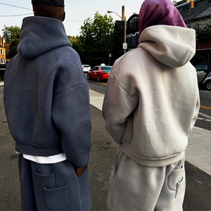 Custom logo Heavyweight 500gsm <b>Jogging</b> <b>Suit</b> Tracksuit Baggy Sweatpants and Hoodies Set Jogger Oversized Tracksuit Sweatsuits Men - Product Image 1