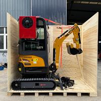 Livraison gratuite, mini-excavatrice de 1,5 tonne, moteur Kubota EPA, excavatrice compacte pour utilisation agricole